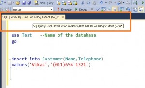 How to switch between different SQL Servers within a query window in ...