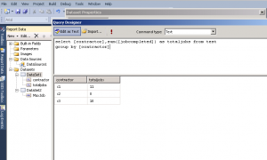 How to use multiple datasets in a single table in SSRS